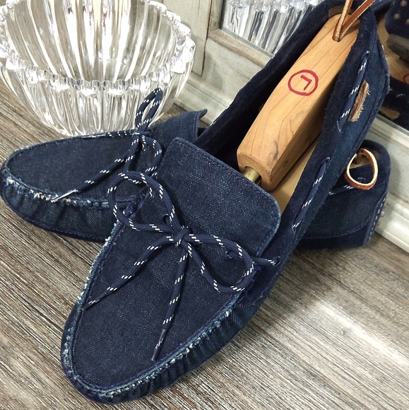 Cole Haan Other - 🇺🇲 Cole Haan driving shoes navy denim 9D